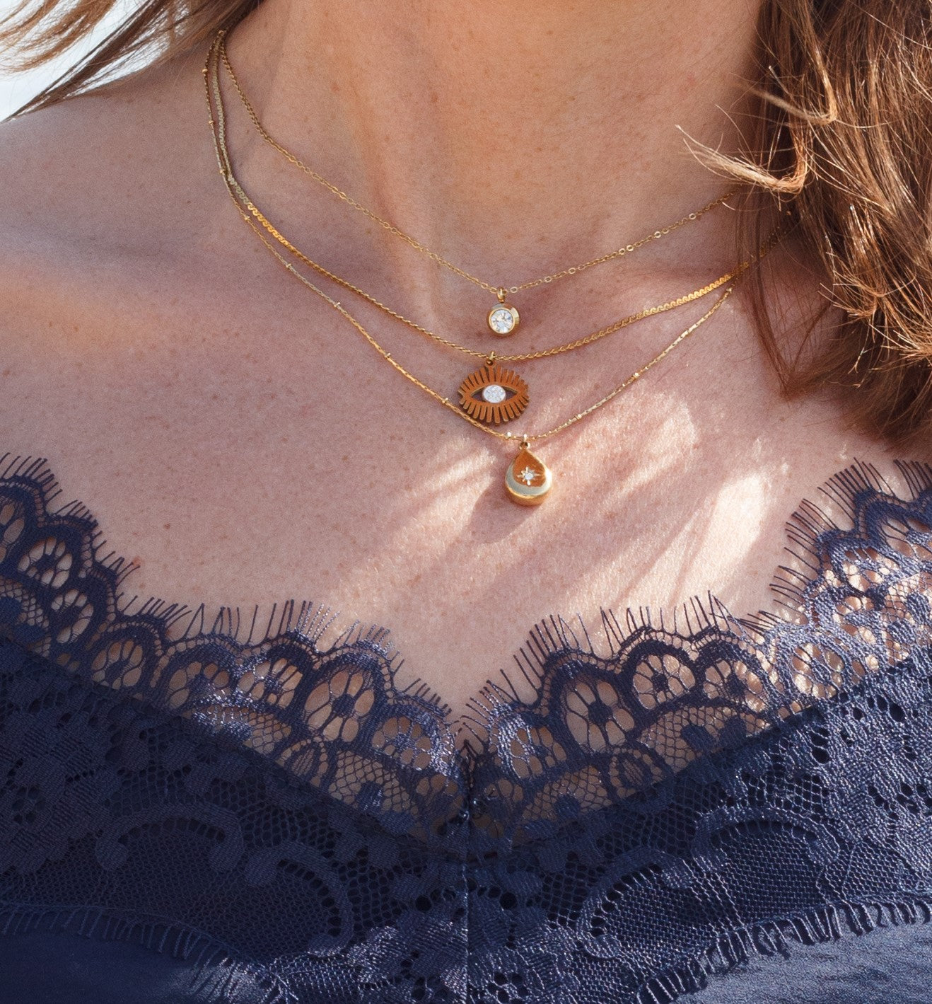Selene Halskette (gold)
