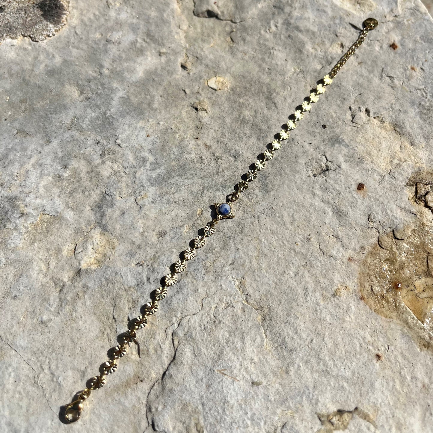 Eva Armband Byzantine (gold, blau)