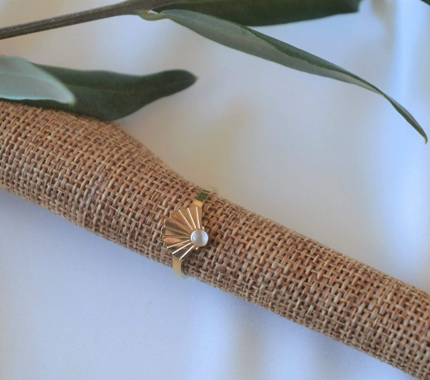 Poseidon Ring mit Muschel-Design (gold)