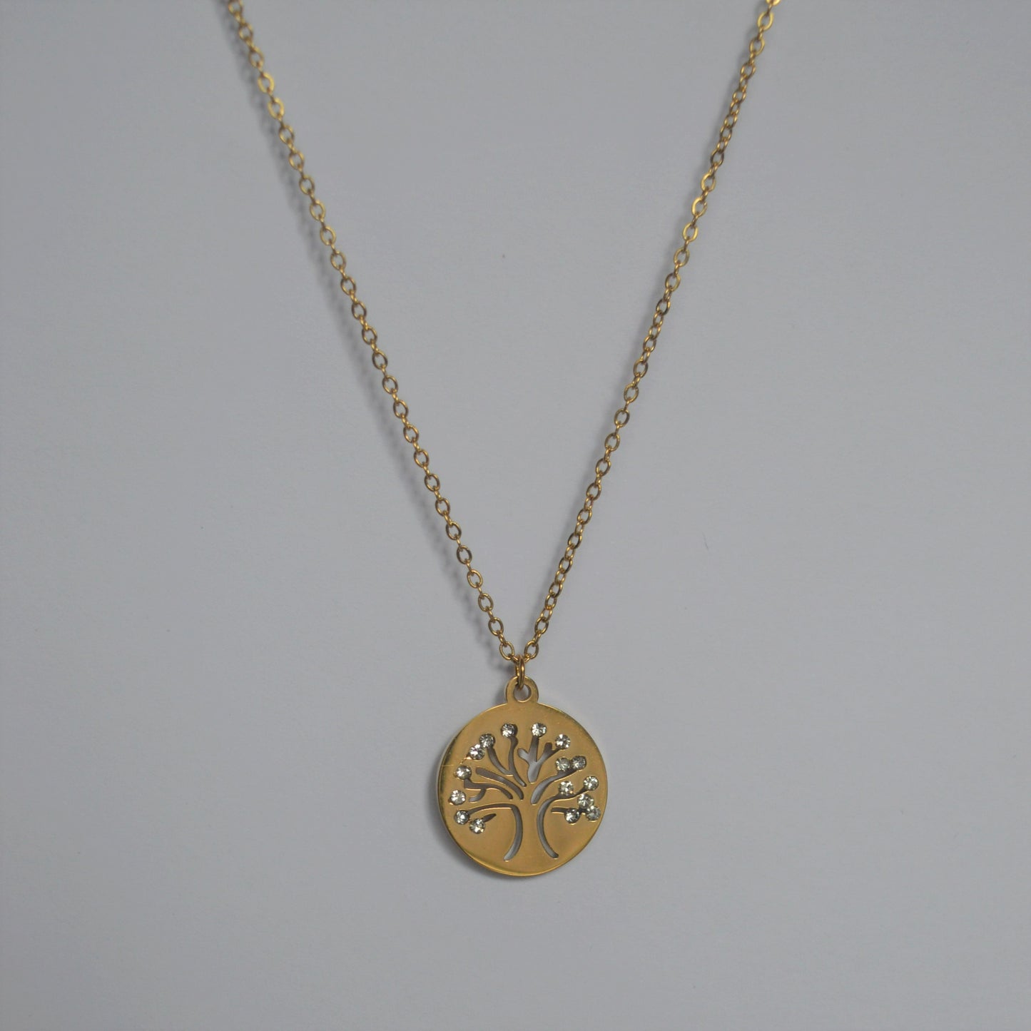 Lebensbaum Halskette (gold)